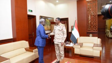 حميدتي يستقبل رئيس مفوضية الإتحاد الافريقي