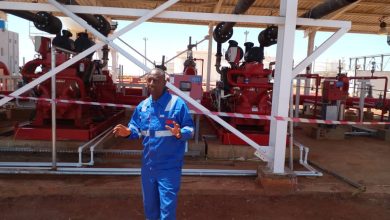 الاحتفال بوصول الخط الناقل للنفط لودمدني