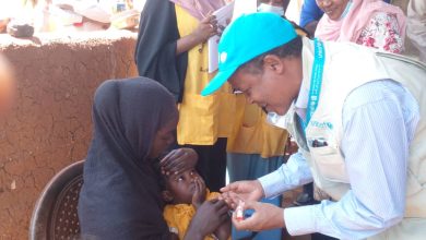 تدشين حملة  استئصال شلل الاطفال بكنانة