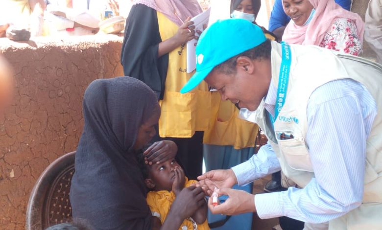 تدشين حملة استئصال شلل الاطفال بكنانة