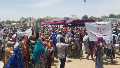 مسيرة في نيالا تدعم الاتفاق الاطاري