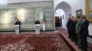 البرهان وتبون يجريان جلسة مباحثات ثنائية