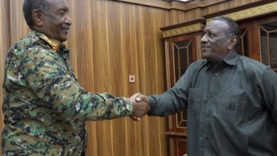 البرهان يطلع على مجمل الأوضاع بولاية القضارف