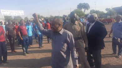 الوقوف على عمليات تدريب المستنفرين بالقضارف