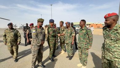 جابر يتفقد الفرقة ١٩مشاه بمروي