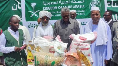 قافلة غذائية من مركز الملك سلمان للقضارف